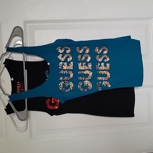 Guess sequin tank
